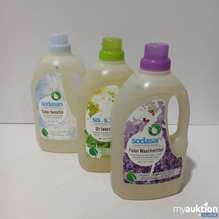 Artikel Nr. 858637: Sodasan Waschmittel diverse Sorten 3x1.5l