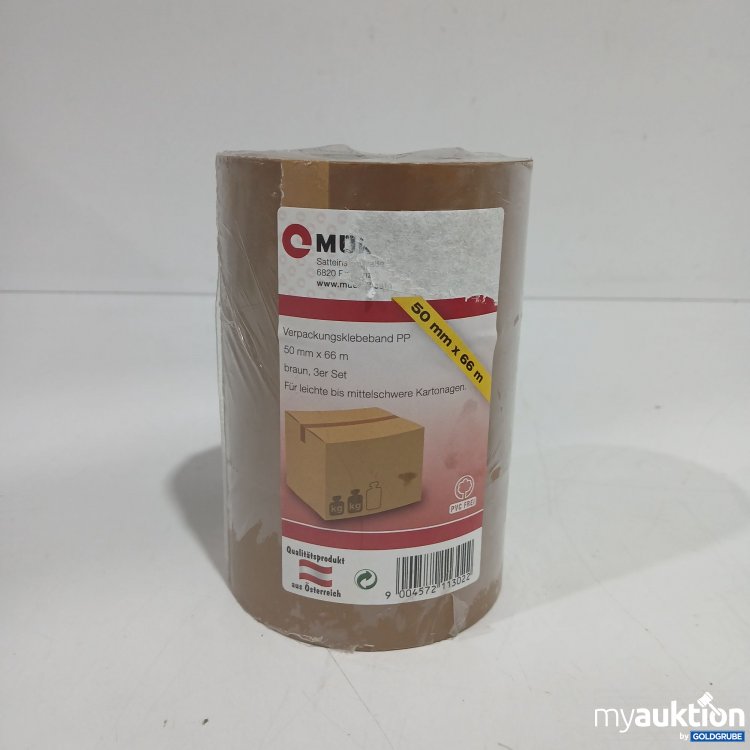 Artikel Nr. 865637: Müroll Verpackungsklebeband 50mmx66m 3er Set 
