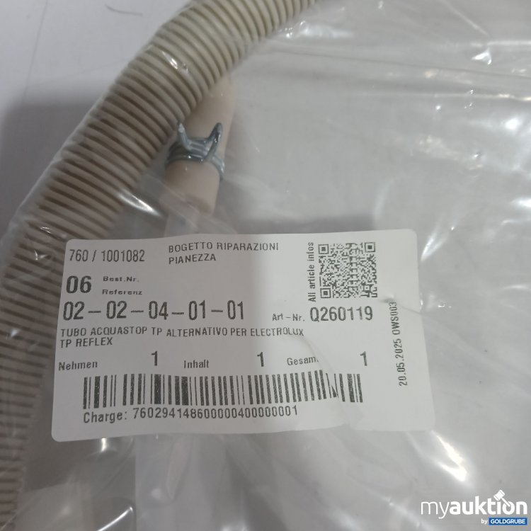 Artikel Nr. 872637: Aquastop alternativer Schlauch für Electrolux Q260119