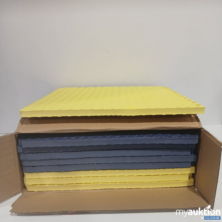 Artikel Nr. 899637: Puzzlematten 9Stk ca. 55x55cm blau & gelb 