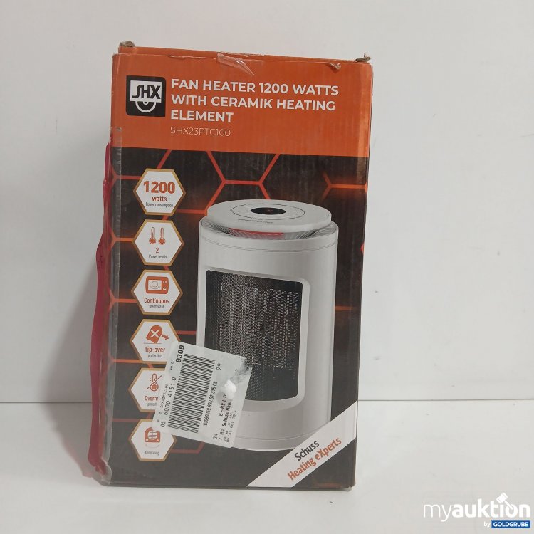 Artikel Nr. 904637: SHX Fan Heater 1200Watts with Ceramik Heating Element SHX23PTC100