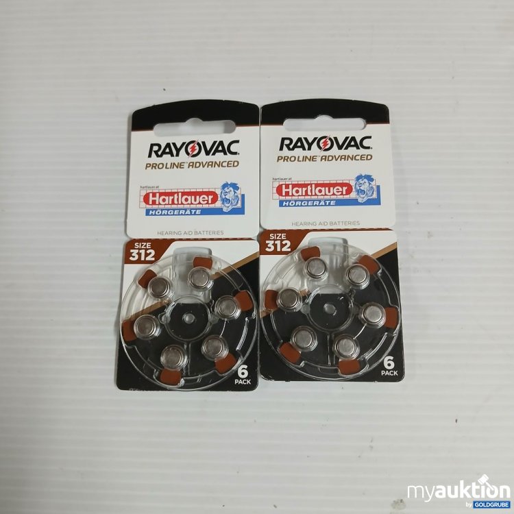 Artikel Nr. 932637 Artikel Nr. 932637: Rayovac Proline Advanced Hörgerätebatterien Größe 312 2x6 Stück