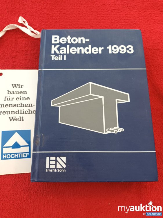 Artikel Nr. 937637 Artikel Nr. 937637: Beton Kalender 1993 Teil 1