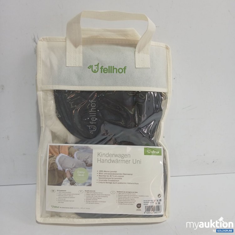 Artikel Nr. 971637 Artikel Nr. 971637: Fellhof Kinderwagen Handwärmer Uni schwarz