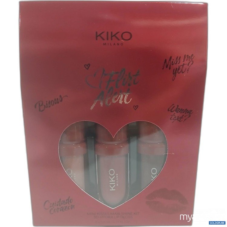 Artikel Nr. 996637 Artikel Nr. 996637: Kiko Flirt Alert mini Kisses maxi shine Kit 3x3,5ml