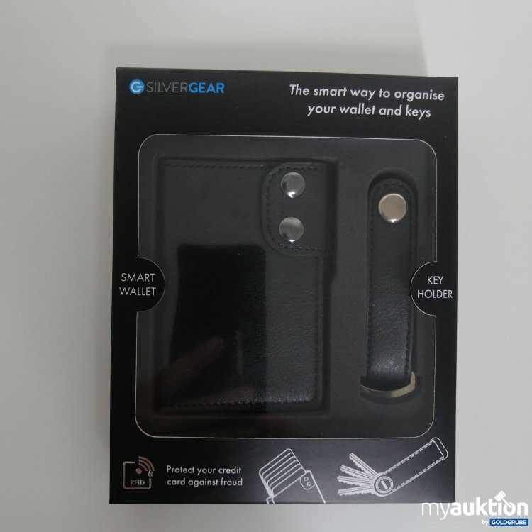 Artikel Nr. 419638 Artikel Nr. 419638: SilverGear Giftbox Smart card holder+key holder - schwarz