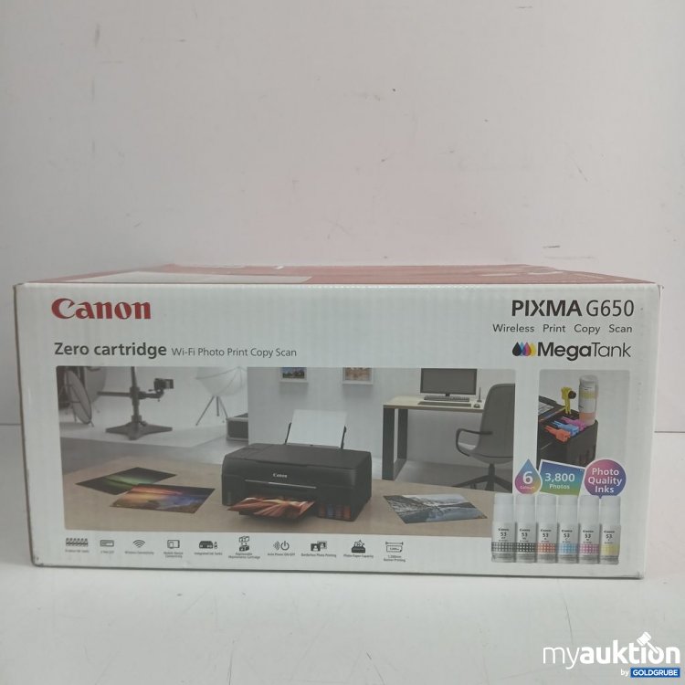 Artikel Nr. 446638 Artikel Nr. 446638: Canon PIXMA G650 Drucker MegaTank 60ml