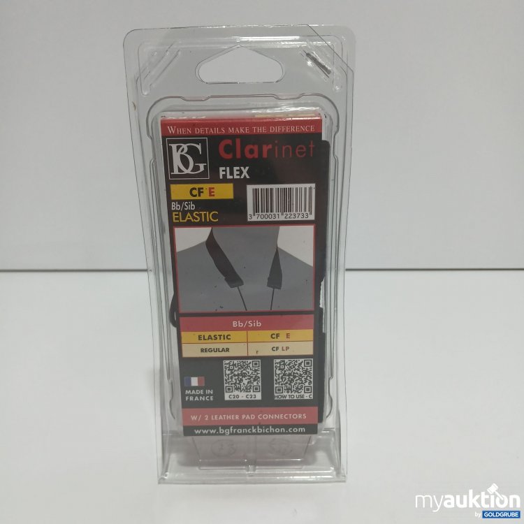 Artikel Nr. 825638 Artikel Nr. 825638: BG Clarinet Flex Elastic W/2 Leather Pad