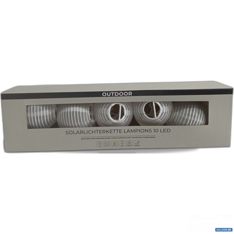 Artikel Nr. 893638: OUTDOOR Solarlichterkette Lampions 10 LED