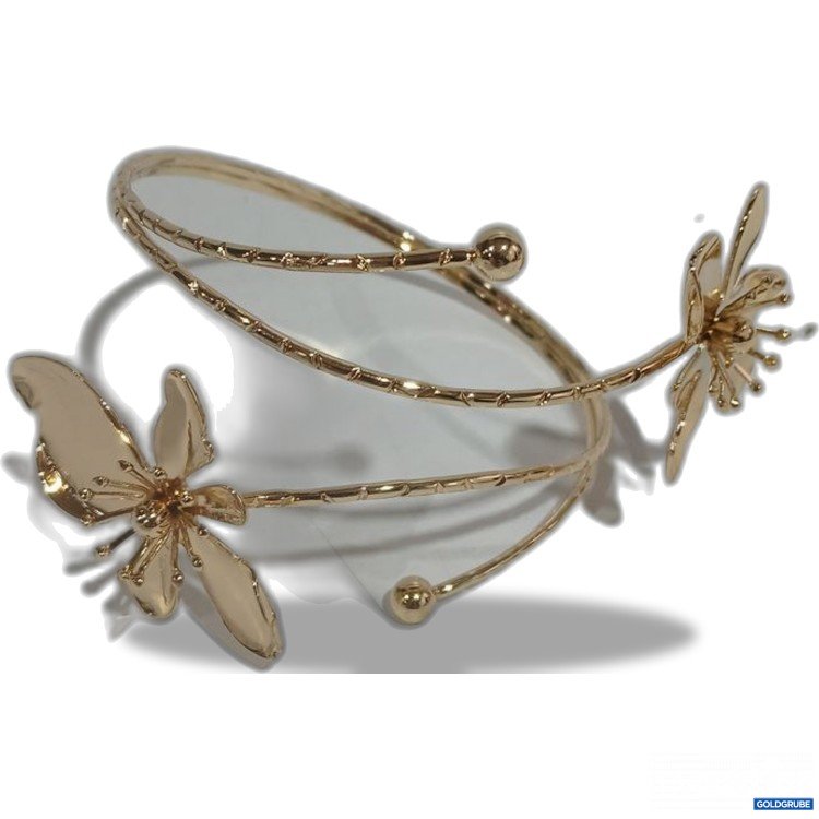 Artikel Nr. 963638: Schmuckarmband mit Blumenmotiv Goldfarbe