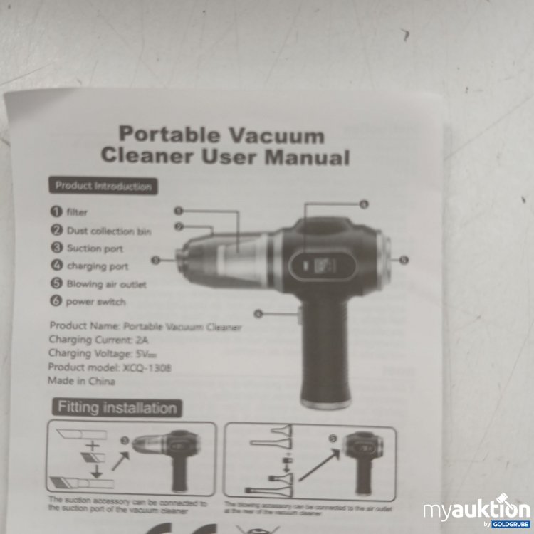 Artikel Nr. 461639 Artikel Nr. 461639: Vacuum Cleaner