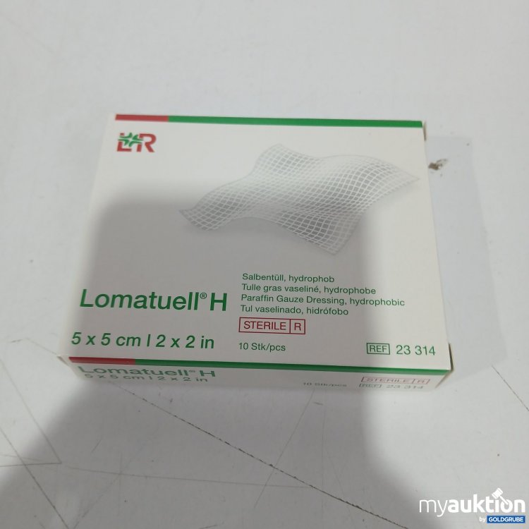 Artikel Nr. 467639 Artikel Nr. 467639: L& R Lomatuell H Paraffin Gauze Dressing 5 x 5cm 10stk