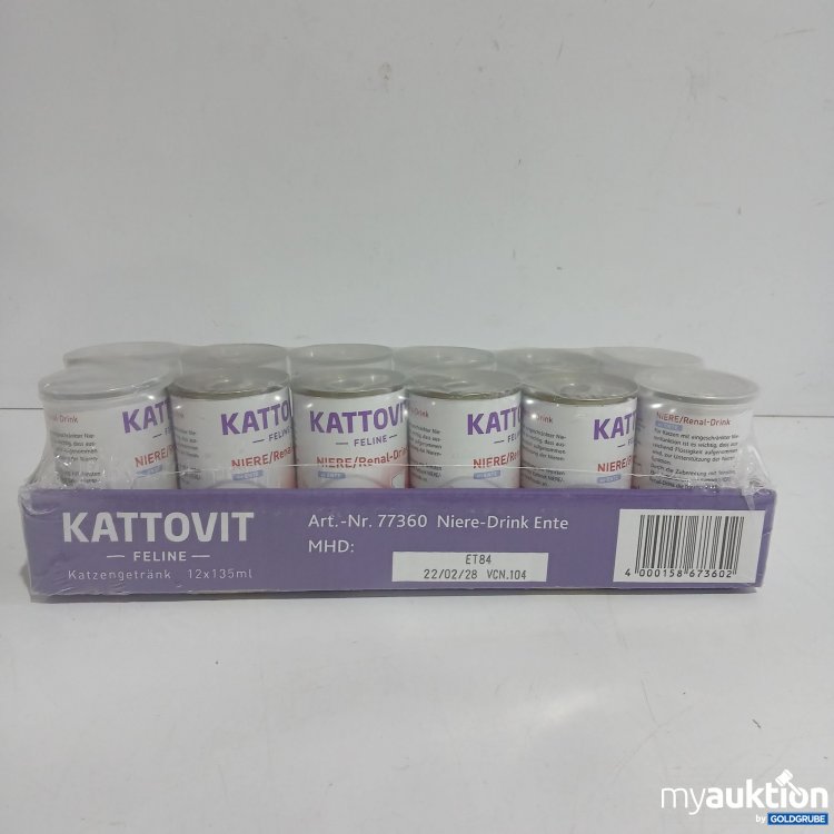 Artikel Nr. 878639: Kattovit Feline Niere/Renal-Drink mit Ente für Katzen 12x135ml 