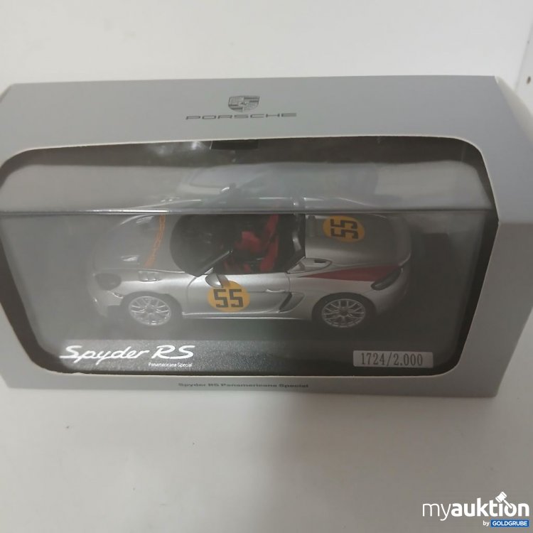 Artikel Nr. 918639 Artikel Nr. 918639: Porsche Spyder RS Modellauto 1724/2000