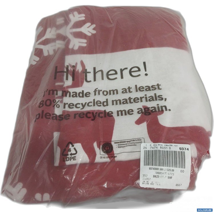Artikel Nr. 930639: Bettwäsche Aren rot 130x190cm 