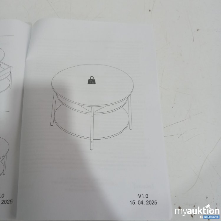 Artikel Nr. 971639: En.casa Round coffee table PXMH-0050 