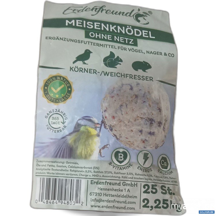 Artikel Nr. 990639: Erdenfreund Meisenknödel ohne Netz 25Stk 2,25kg