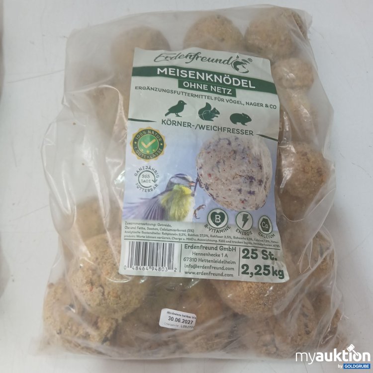 Artikel Nr. 990639: Erdenfreund Meisenknödel ohne Netz 25Stk 2,25kg