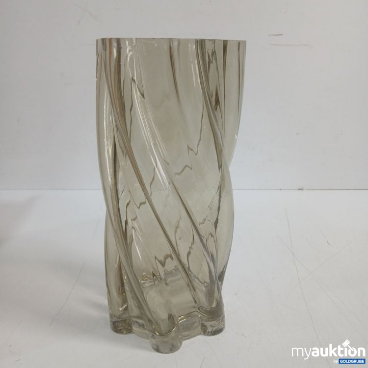 Artikel Nr. 446640 Artikel Nr. 446640: HOUSE NORDIC Vase mouth blown glass smoked green 12x25 cm 1.3kg