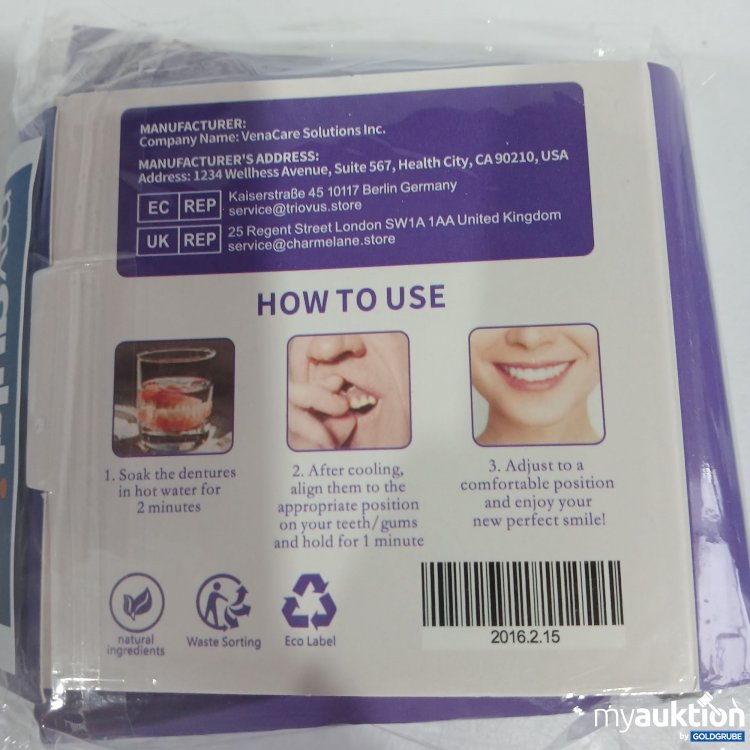 Artikel Nr. 521640 Artikel Nr. 521640: Bikenda Silicone Reline Denture Set