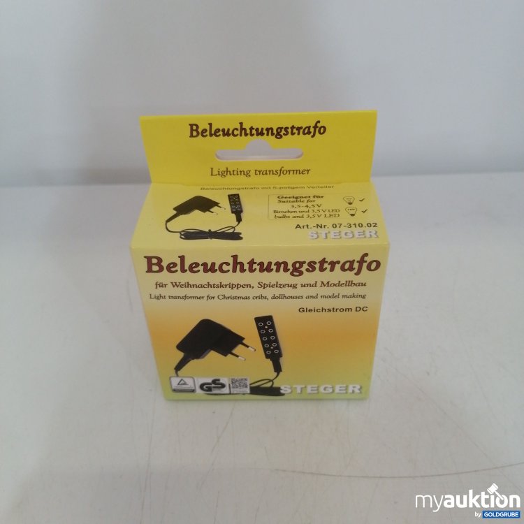 Artikel Nr. 672640 Artikel Nr. 672640: Steger Beleuchtungstrafo