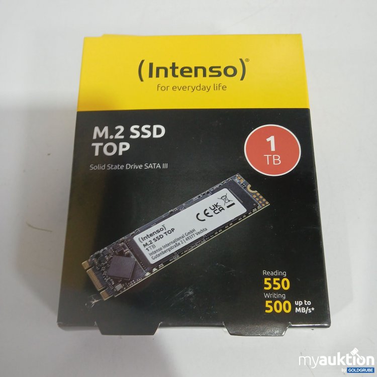 Artikel Nr. 824640 Artikel Nr. 824640: Intenso M.2 SSD Top 1TB
