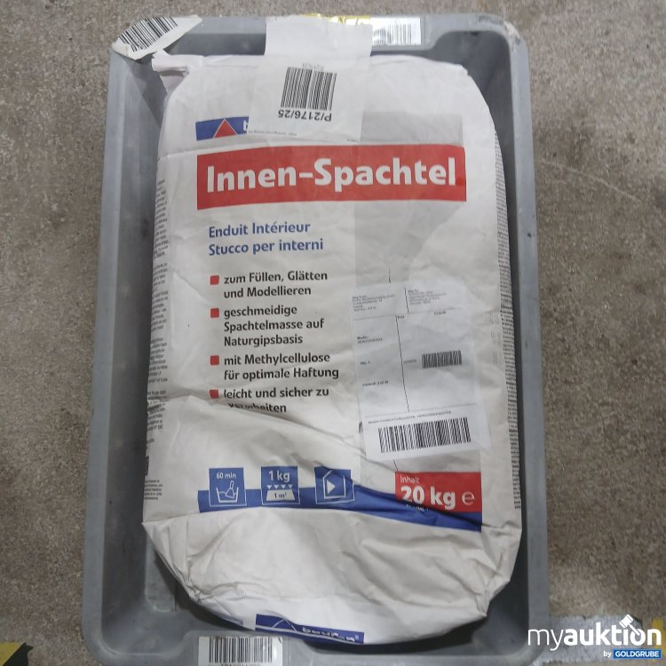 Artikel Nr. 834640 Artikel Nr. 834640: Baufan Innen-Spachtel 20kg