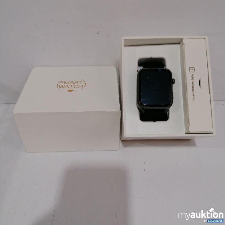 Artikel Nr. 847640 Artikel Nr. 847640: Smart Watch Herren schwarz mit Ersatzarmband