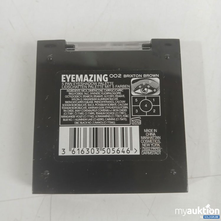 Artikel Nr. 987640 Artikel Nr. 987640: Manhattan Eyemazing 5'Tastic Eyeshadow 002 Brixton Brown