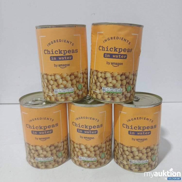 Artikel Nr. 995640: By Amazon Chickpeas in Wasser je 400g 5Stk