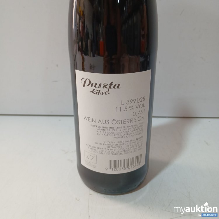Artikel Nr. 997640 Artikel Nr. 997640: Puszta Libre Wein aus Österreich 0.75l