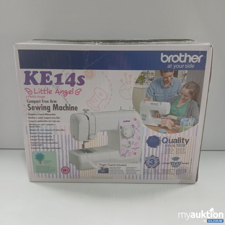 Artikel Nr. 857641: Brother KE14s Little Angel Kompakte Freiarm-Nähmaschine KE14SVM1