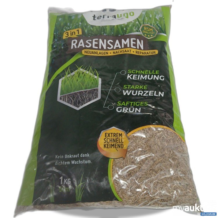 Artikel Nr. 885641: Terrauno 3in1 Rasensamen 1kg 