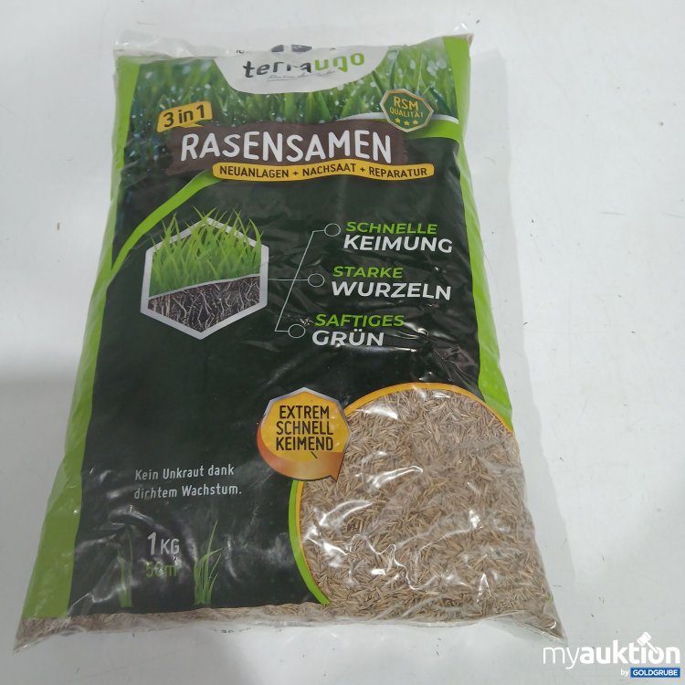 Artikel Nr. 885641: Terrauno 3in1 Rasensamen 1kg 
