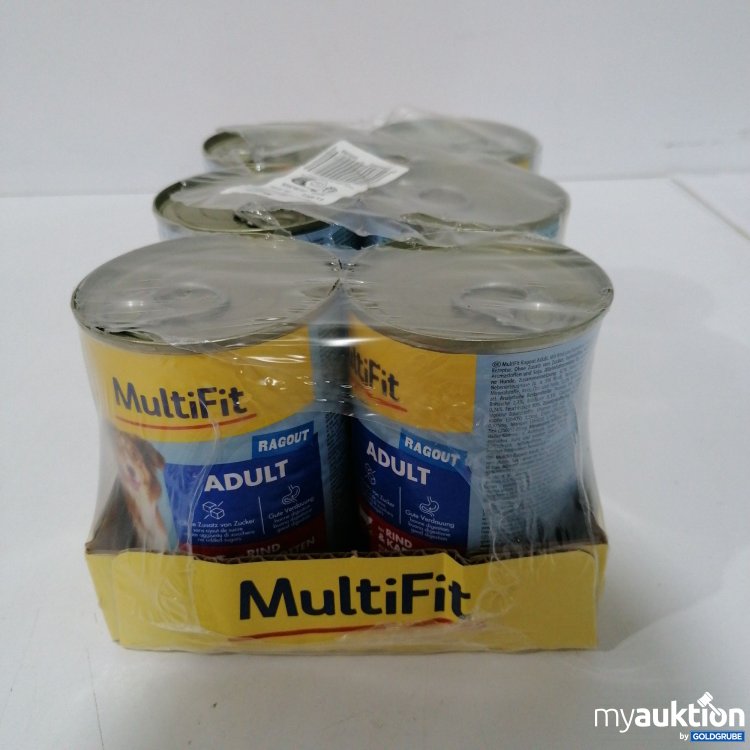 Artikel Nr. 888641: Multifit Hund Ragout Rind mit Karotten 6x400g