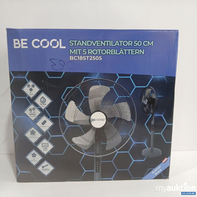 Artikel Nr. 904641: Be cool Standventilator 50cm mit 5 Rotorblätter BC18ST2505