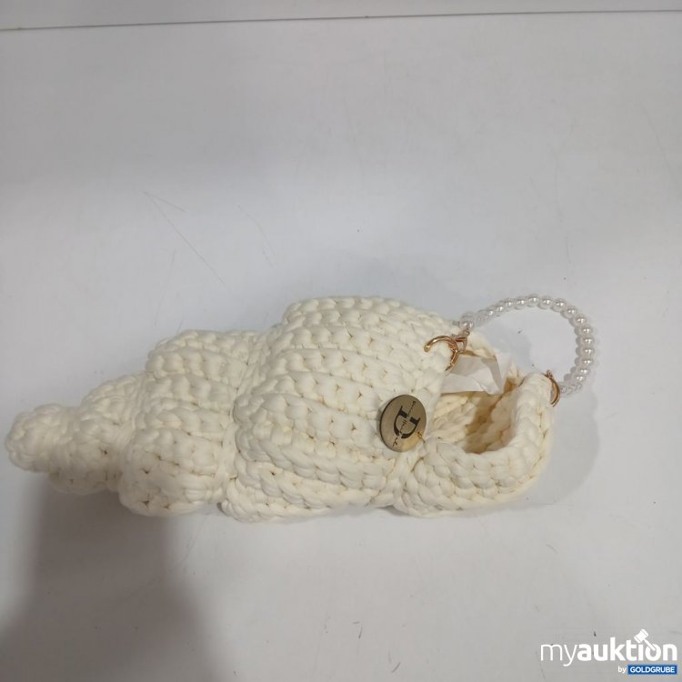 Artikel Nr. 963641: Denna Handmads Handtasche mit Perlenhenkel in Muschelform