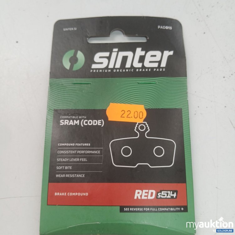 Artikel Nr. 969641: Sinter Red s514 Braking Boundaries 