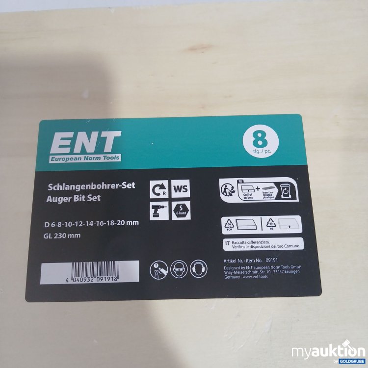 Artikel Nr. 846642 Artikel Nr. 846642: ENT Schlangenbohrer Set