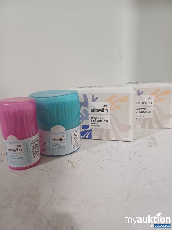 Artikel Nr. 886642: Dm ebelin Wattestäbchen 2x300stk., 1x160Stk., 1x50Stk.