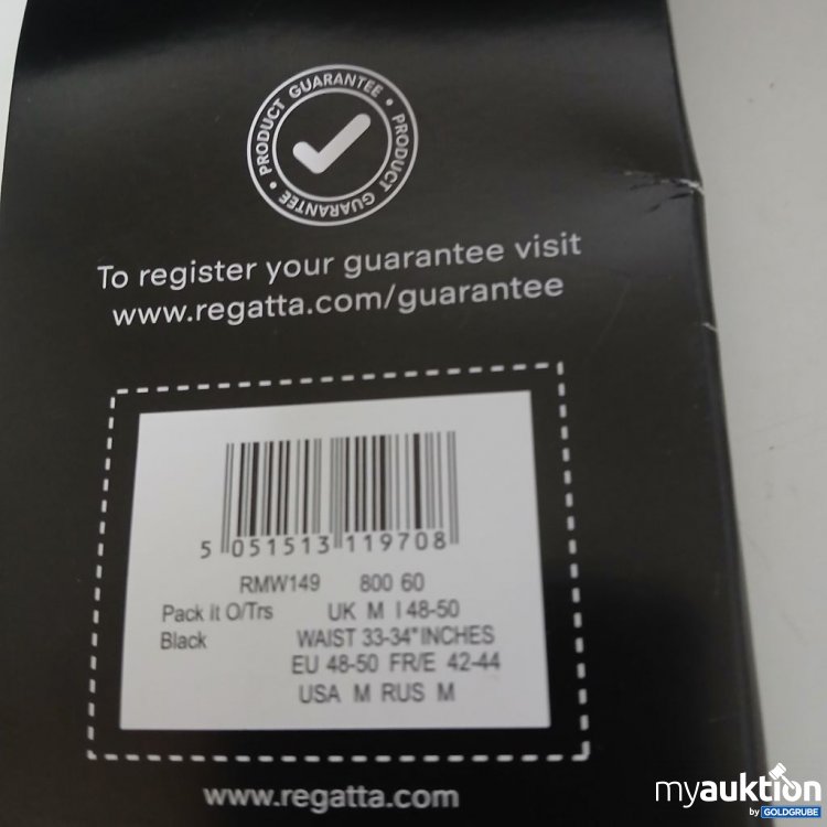Artikel Nr. 920642: Regatta Pack-It Men's Waterproof Trousers M