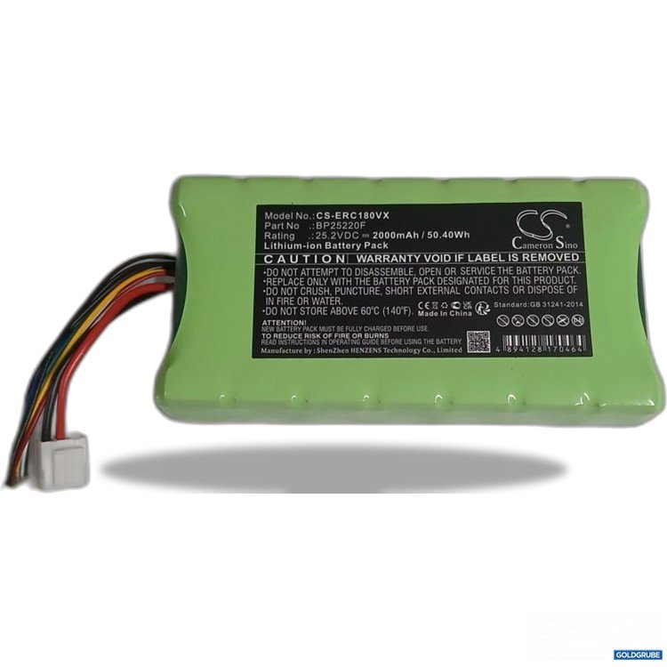 Artikel Nr. 932642 Artikel Nr. 932642: Cameron Sino Lithium-ion Battery Pack CS-ERC180VX 25.2V