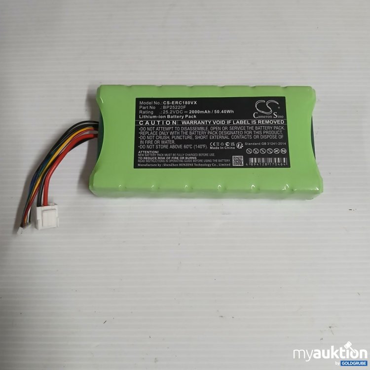 Artikel Nr. 932642 Artikel Nr. 932642: Cameron Sino Lithium-ion Battery Pack CS-ERC180VX 25.2V