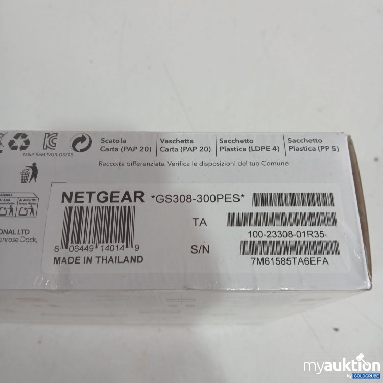 Artikel Nr. 972642: Netgear 8-Port Gigabit Ethernet Unmanaged Switch Plug and Play GS308 