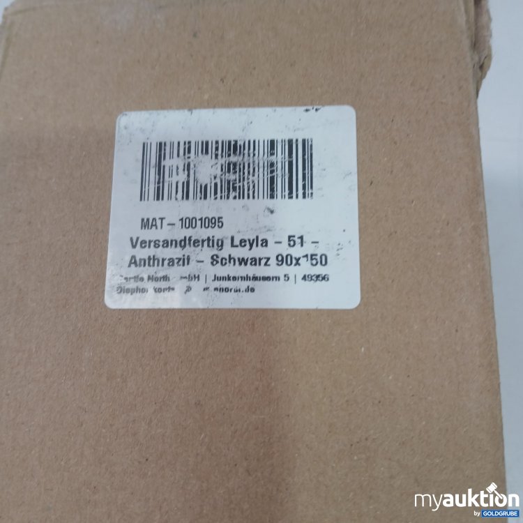 Artikel Nr. 973642 Artikel Nr. 973642: Matte Leyla 51 Anthrazit Schwarz 90x150