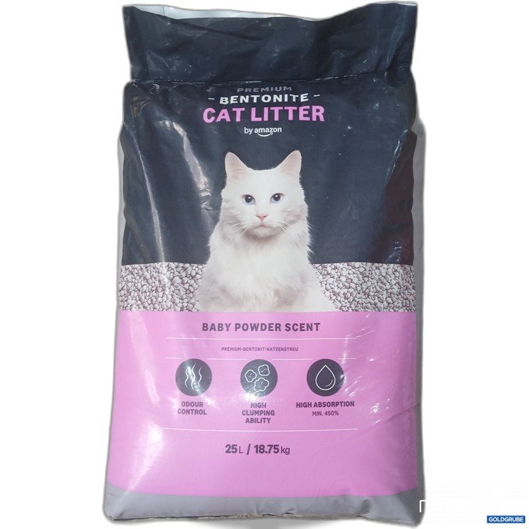 Artikel Nr. 990642: By Amazon Premium Bentonite Katzenstreu Baby Puder-Duft 25L