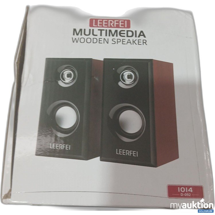 Artikel Nr. 993642 Artikel Nr. 993642: Leerfei Multimedia Wooden Speaker 1014 D-092 2Stk
