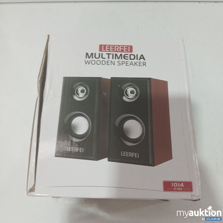 Artikel Nr. 993642 Artikel Nr. 993642: Leerfei Multimedia Wooden Speaker 1014 D-092 2Stk