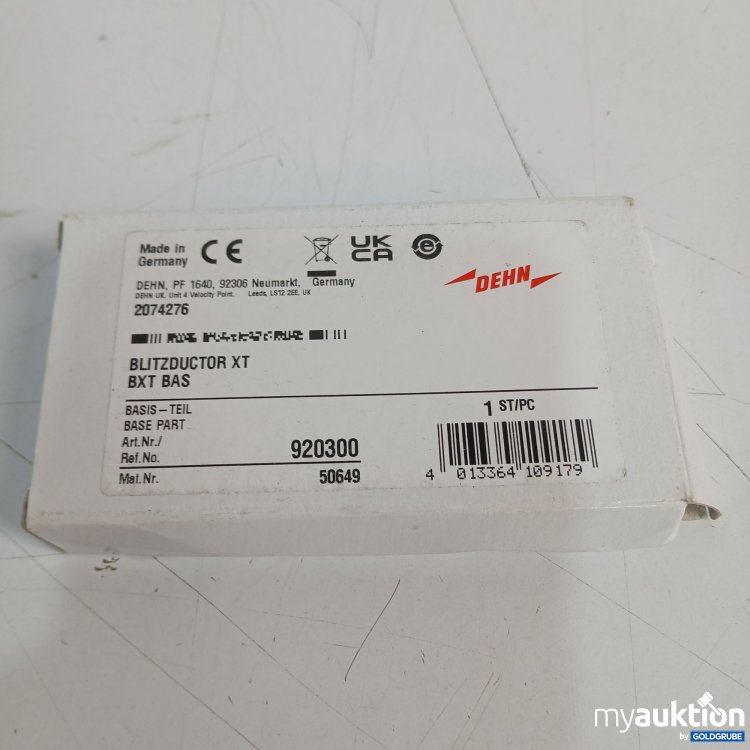 Artikel Nr. 526643: Dehn Blitzductor XT BYT BAS 920300