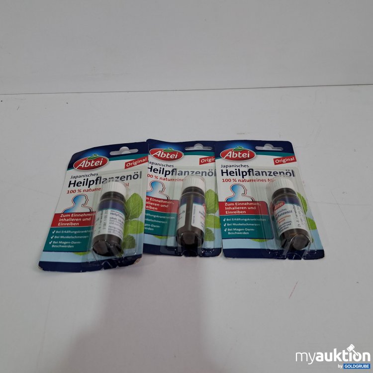 Artikel Nr. 808643 Artikel Nr. 808643: Abteil japanisches Heilpflanzenöl Minzöl 3er Pack